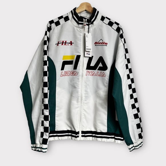 FILA UO Exclusive Navigator Racing Windbreaker Jacket - Picture 2 of 7